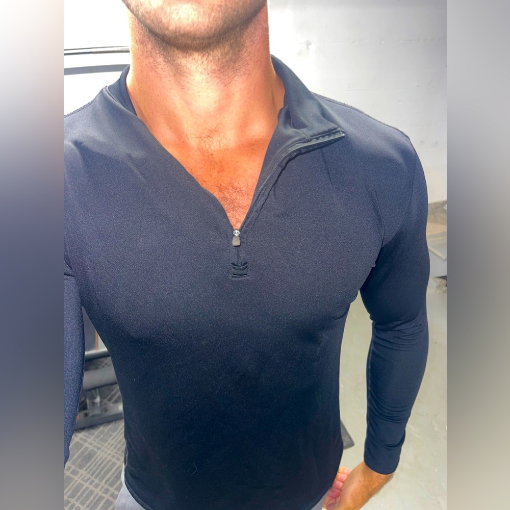 Reebok workout zip up shirt